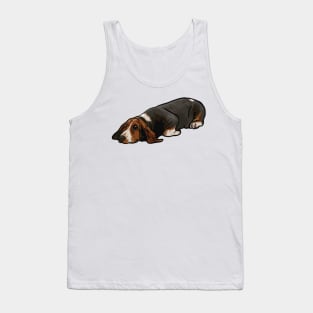 Basset Hound Dog Tank Top